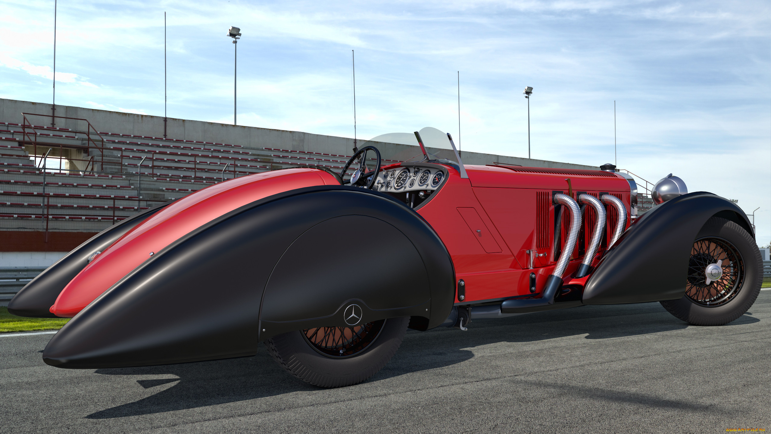 , 3, mercedes, 710, benz, 1930, ssk, trossi, roadster